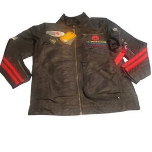 NEW Alpha Industries Youth 14/16 Speed Jacket 59TH Annual Air Flying Ace Nylon